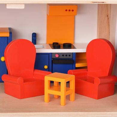 Кукольный домик Goki с мебелью (51742G) Spok