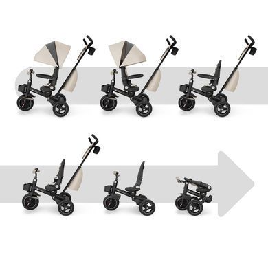 Трехколесный велосипед Kinderkraft Spinstep 2 Plus Beige (KRSPST02BEGPL00) Spok