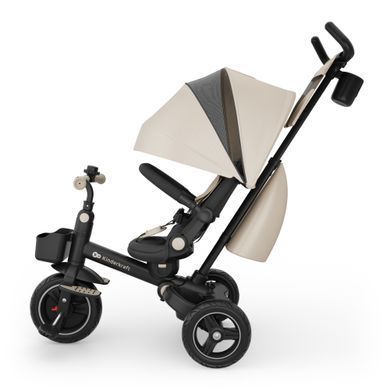 Трехколесный велосипед Kinderkraft Spinstep 2 Plus Beige (KRSPST02BEGPL00) Spok