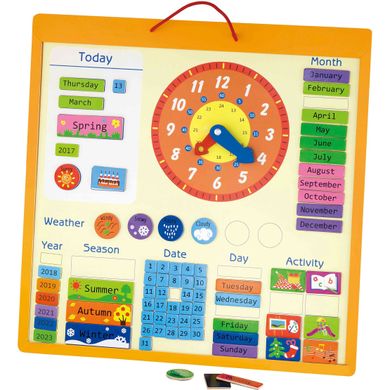 Магнитный календарь Viga Toys (50377) Spok
