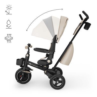 Трехколесный велосипед Kinderkraft Spinstep 2 Plus Beige (KRSPST02BEGPL00) Spok