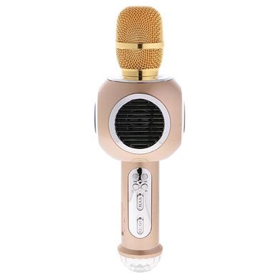 Беспроводной микрофон-караоке Bambi M8 Золотой (X13375) Spok
