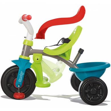 Трехколесный велосипед Smoby Be Move Confort Green/Blue (740402) Spok