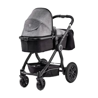 Универсальная коляска 3 в 1 Kinderkraft Veo Black/Gray (KKWVEOBLGR3000) Spok