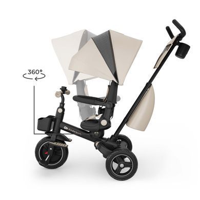 Трехколесный велосипед Kinderkraft Spinstep 2 Plus Beige (KRSPST02BEGPL00) Spok