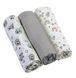 Муслиновые пеленки BabyOno Cупермягкие 3 шт. Серые (348/01) Spok