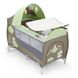 Кровать-манеж CAM Daily Plus Зеленый со зверятами (L113-C225) Фото 1