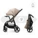 Прогулянкова коляска Kinderkraft Trig 3 Tray Beige (KSTRIG03BEG000T) Фото 2