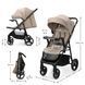 Прогулянкова коляска Kinderkraft Trig 3 Tray Beige (KSTRIG03BEG000T) Фото 10