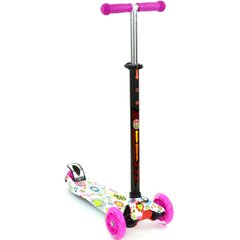 Самокат Best Scooter MAXI Розовый в цветочки (А24660/779-1309) Spok