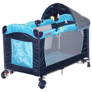 Кровать-манеж Arti L6 Max Navy Blue/Blue Spok