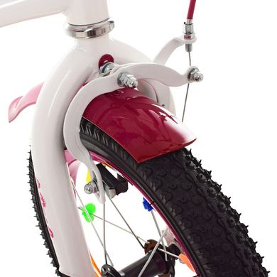 Велосипед детский Profi Bloom Бело-малиновый (Y1425) Spok