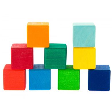 Конструктор деревянный Nic Разноцветный кубик (NIC523348) Spok