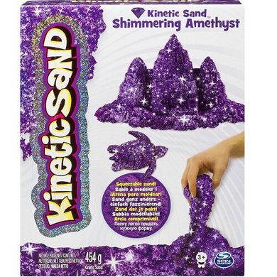 Песок для детского творчества Wacky-Tivities Kinetic Sand Metallic Фиолетовый 454 г (71408Am) Spok