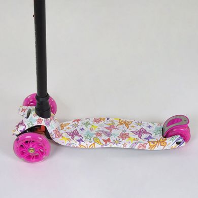 Самокат Best Scooter Maxi Бело-розовый (А 25593 /779-1336) Spok