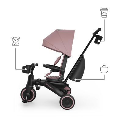 Трехколесный велосипед Kinderkraft Jazz 3 Pink (KRJAZZ03PNK0000) Spok