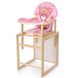 Детский стульчик для кормления Bambi Bear Pink (М V-122-9PU) Фото 1