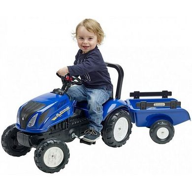 Детский трактор Falk New Holland 3080AB Синий Spok