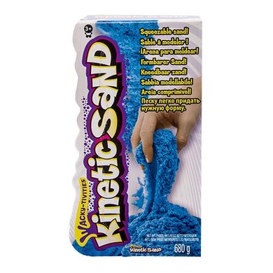 Песок для детского творчества Kinetic Sand Color Голубой 680 г (71409B) Spok