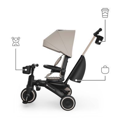 Трехколесный велосипед Kinderkraft Jazz 3 Beige (KRJAZZ03BEG0000) Spok