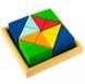 Конструктор деревянный Nic Разноцветный треугольник (NIC523345) Фото 3