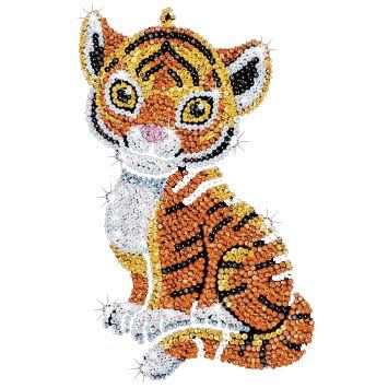 Набор для творчества Sequin Art Red Тигр Тиа (SA1413) Spok