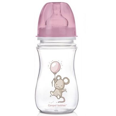 Бутылочка с широким горлышком антиколиковая Canpol babies Easystart Little Cutie 240 мл, в ассортименте (35/219) Spok