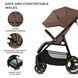 Прогулочная коляска Kinderkraft Trig 3 Brown (KSTRIG03BRW0000) Фото 4