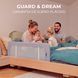 Захисна бар'єрка для ліжка Kinderkraft Guard and Dream Black (KAGUDR00BLK0000) Фото 5