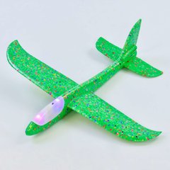Планер-самолет метательный Зеленый (С 33807) Spok
