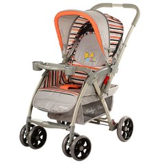 Прогулочная коляска Bambi BD208-7 Серый/Оранжевый Spok