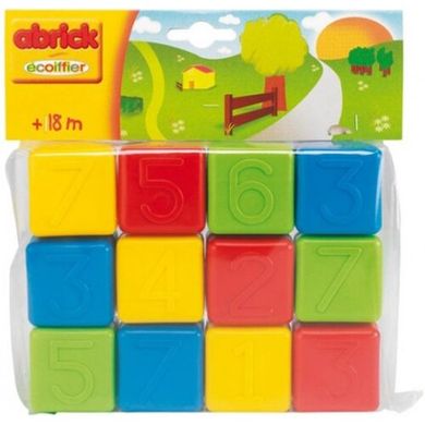 Развивающая игрушка Ecoiffier Кубики с цифрами 12+ (404) Spok