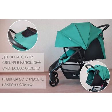 Прогулочная коляска Carrello Maestro CRL-1414/1 Frost Gray Лен + дождевик Spok