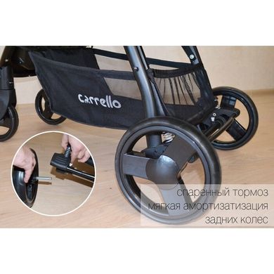 Прогулочная коляска Carrello Maestro CRL-1414/1 Frost Gray Лен + дождевик Spok