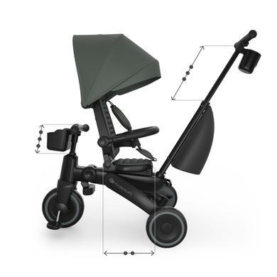 Трехколесный велосипед Kinderkraft Jazz 3 Green (KRJAZZ03GRE0000) Spok
