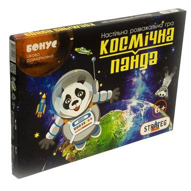 Настольная игра Strateg Бродилки Космическая панда (180) Spok