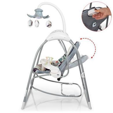 Детские качели Bambi ME 1020-11 Серо-розовый Spok