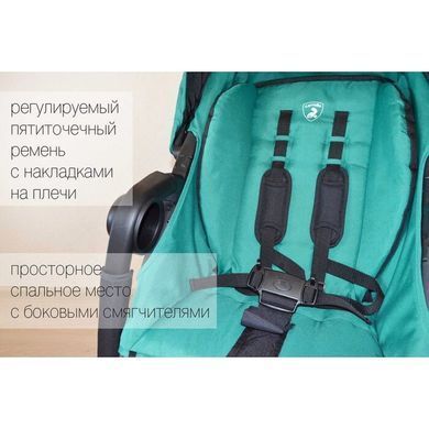Прогулочная коляска Carrello Maestro CRL-1414/1 Frost Gray Лен + дождевик Spok