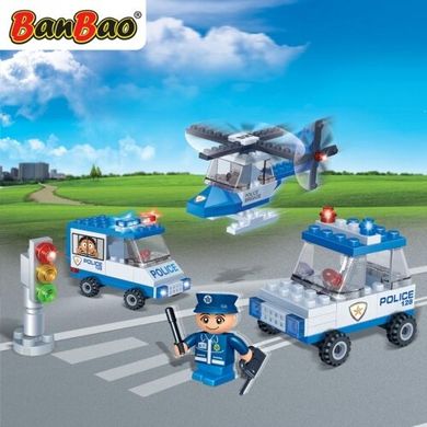 Конструктор Banbao Полицейский транспорт (8128) Spok