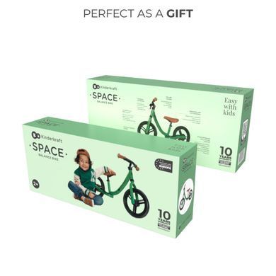 Беговел Kinderkraft Space Light Green (KRSPAC23GRE0000) Spok