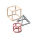 Образовательные прорезыватели Babyono Geometric Кремовый/серый/розовый (514/02) Фото 1