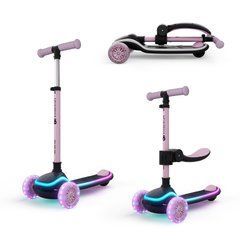 Самокат 2-в-1 Kinderkraft Raket Up Pink (KRRAUP00PNK0000) Spok