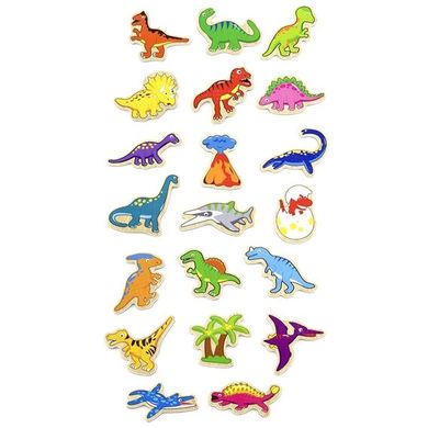Набор магнитных фигурок Viga Toys Динозавры (50289VG) Spok
