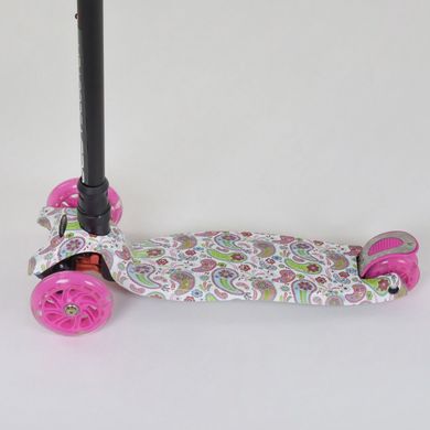 Самокат Best Scooter Maxi Бело-розовый (А 25598/779-1341) Spok