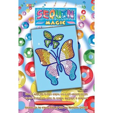 Набор для творчества Sequin Art Sequin Magic Бабочки (SA1012) Spok