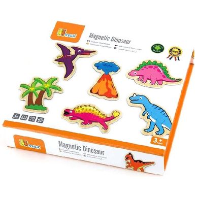 Набор магнитных фигурок Viga Toys Динозавры (50289VG) Spok