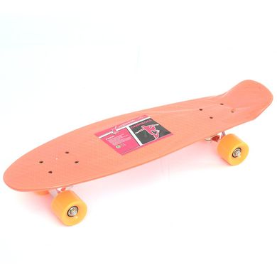 Скейт Profi Penny Board 66 см Оранжевый (MS 0851) Spok