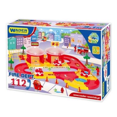 Игровой набор Wader Kid Cars 3D Пожарная команда (53310) Spok