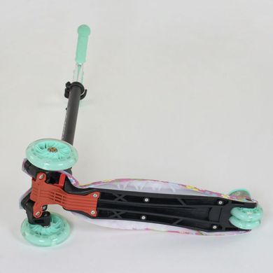 Самокат Best Scooter Maxi Бирюзово-розовый (А 25600/779-1343) Spok