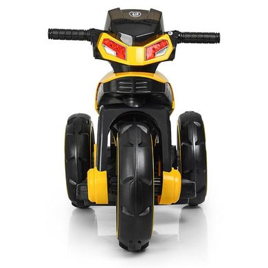 Детский мотоцикл Bambi желтый M 3927-6 Spok